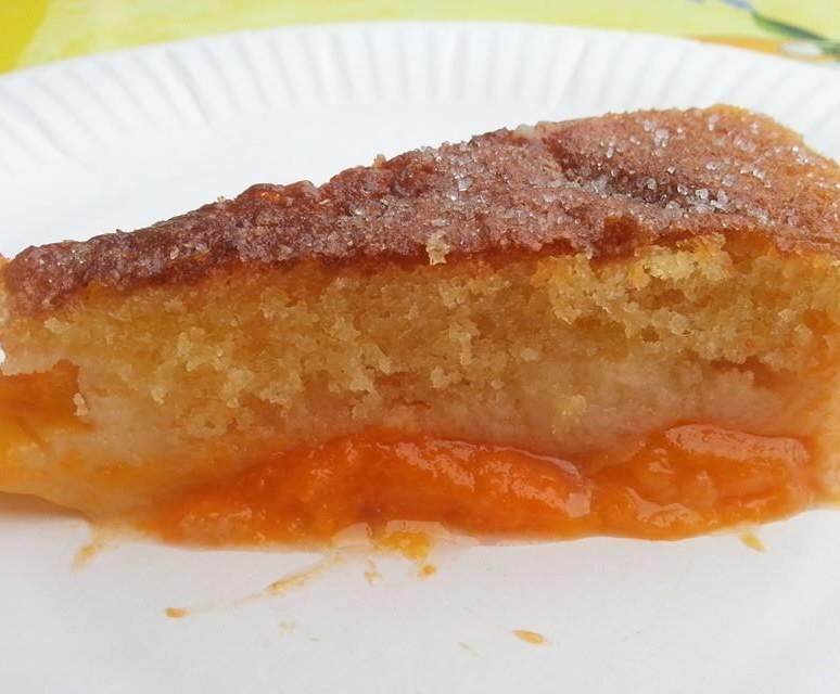 Gâteau moelleux aux abricots