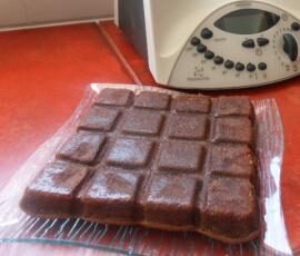 Gâteau moelleux choco/noix