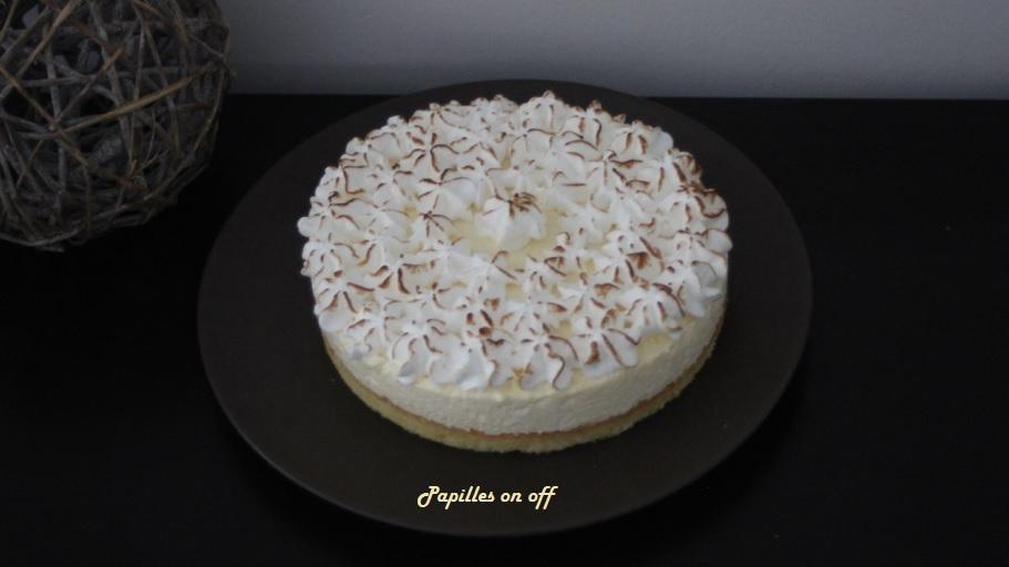 Gâteau nuage au citron meringué