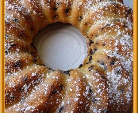Gâteau orange et pépites de chocolat