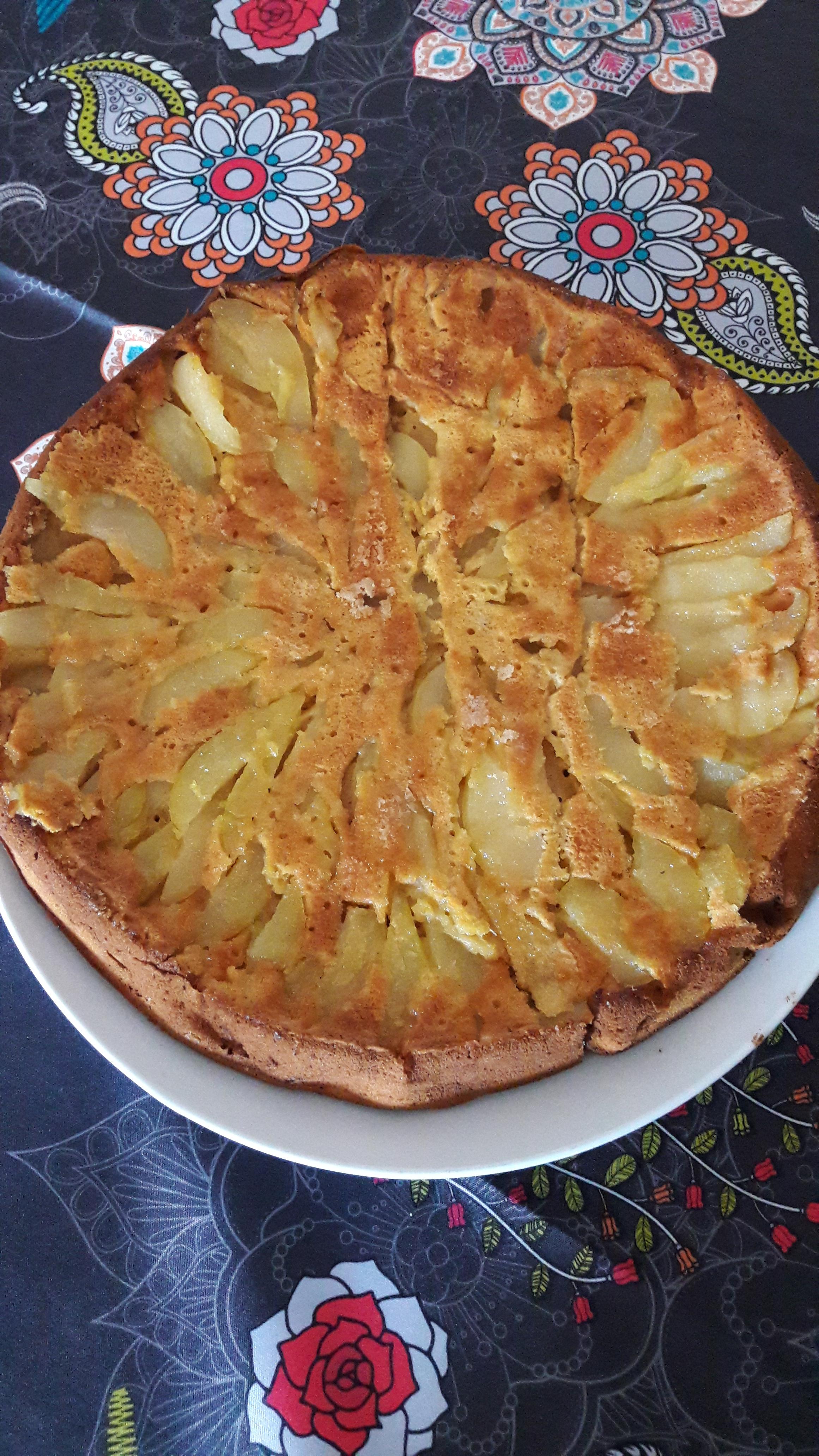 Gâteau Renversé aux Poires