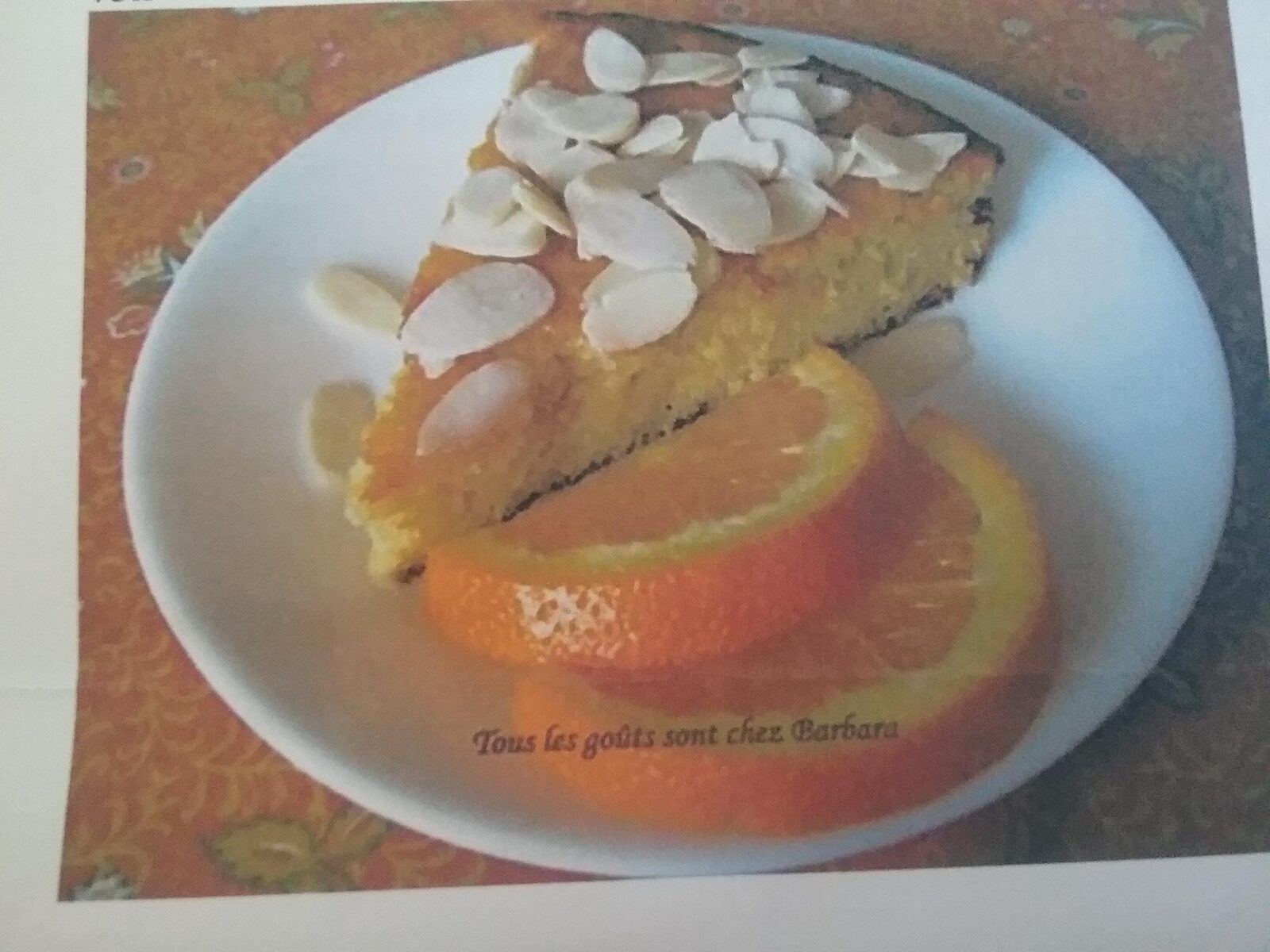 Gâteau ultra moelleux à l'orange et amandes