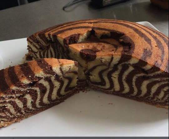 Gâteau Zébré