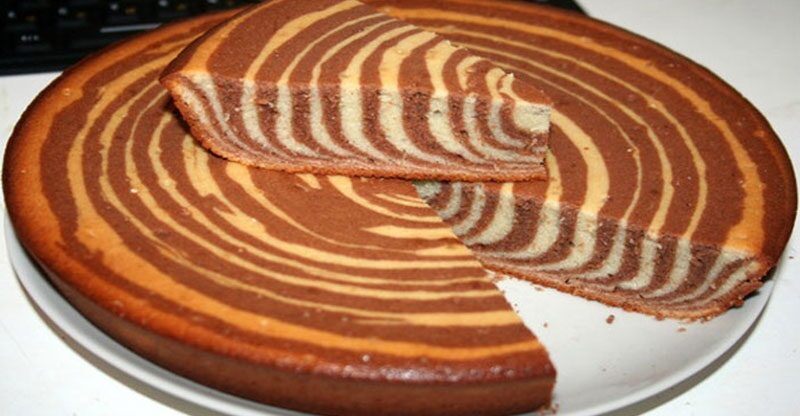 Gâteau zébré