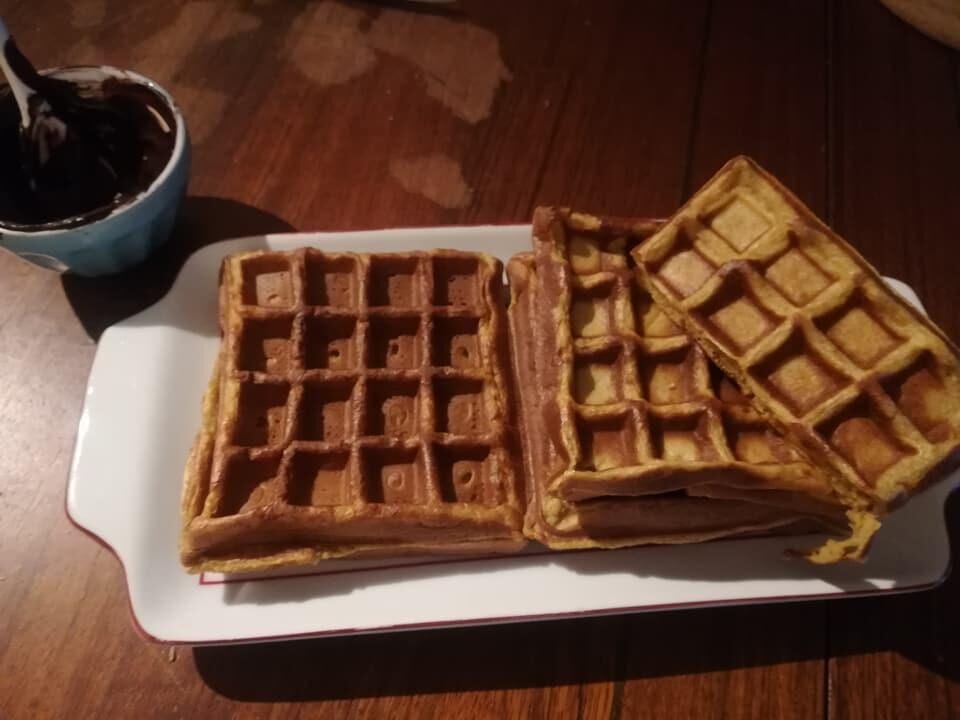 Gauffres pour les gourmandes au régime