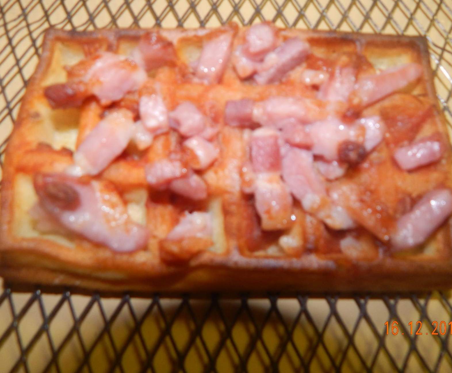 Gaufre façon Pizza
