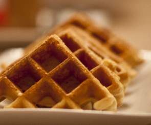 GAUFRES AU LAIT DE COCO ET CITRON VERT