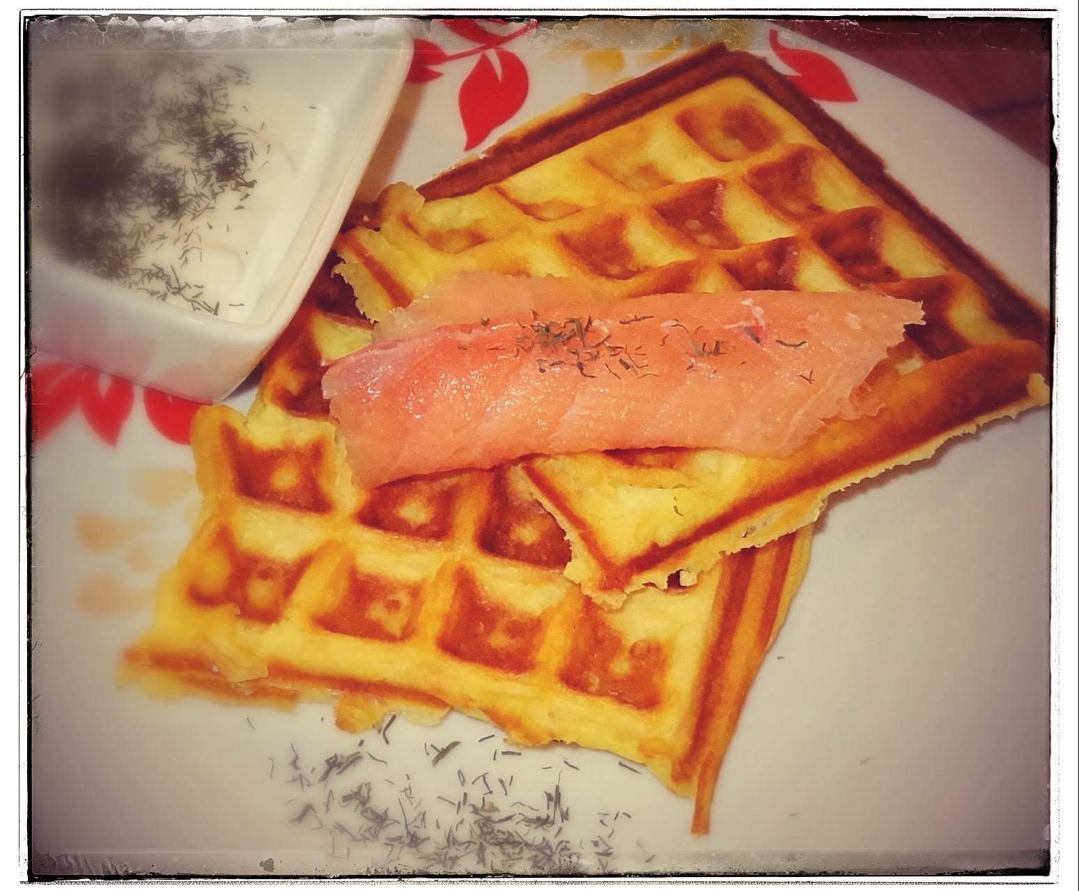 Gaufres aux flocons de purée