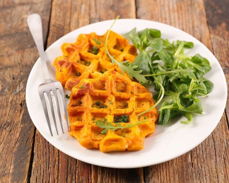 Gaufres de patate douce