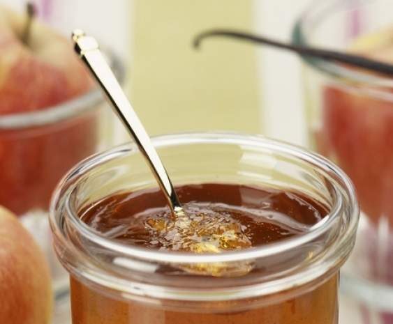 Gelée de pommes à la vanille