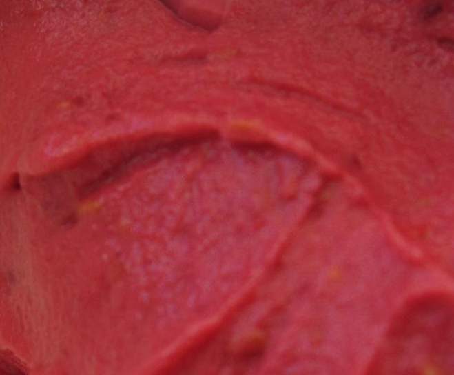 Glace à l'italienne framboise
