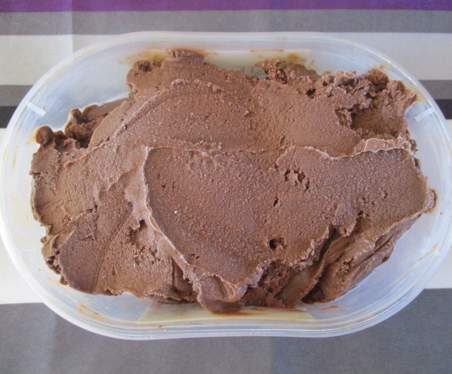 Glace au chocolat