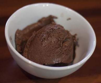 Glace au chocolat