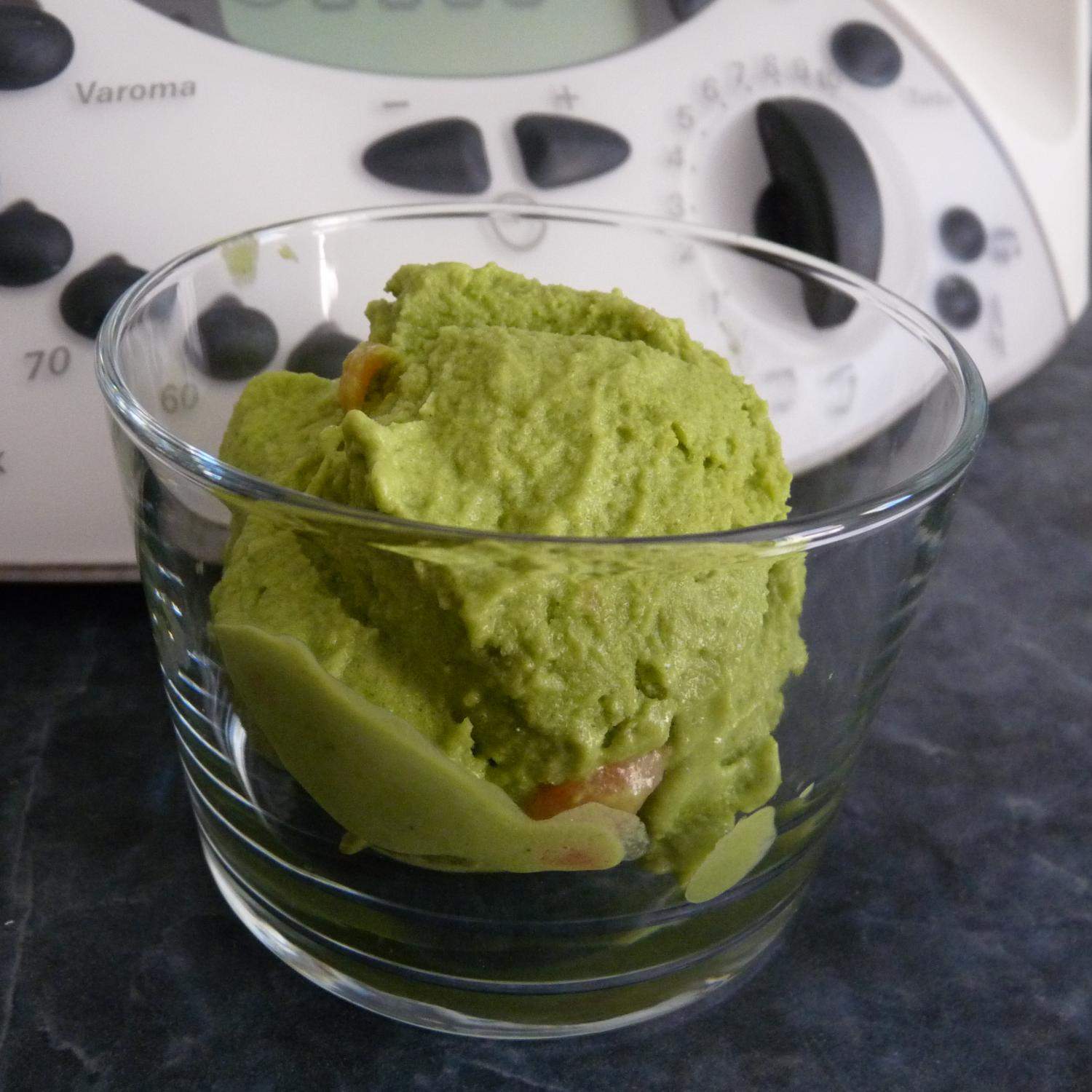 Glace Salade/Saumon aux pépites de saumon fumé