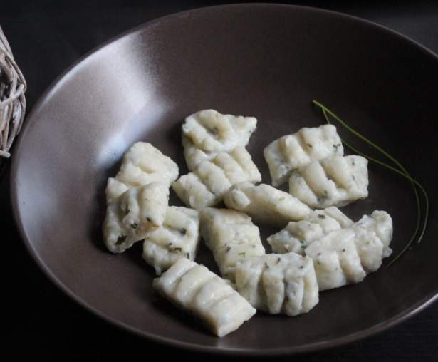 Gnocchis à la ricotta, au parmesan et à la ciboulette
