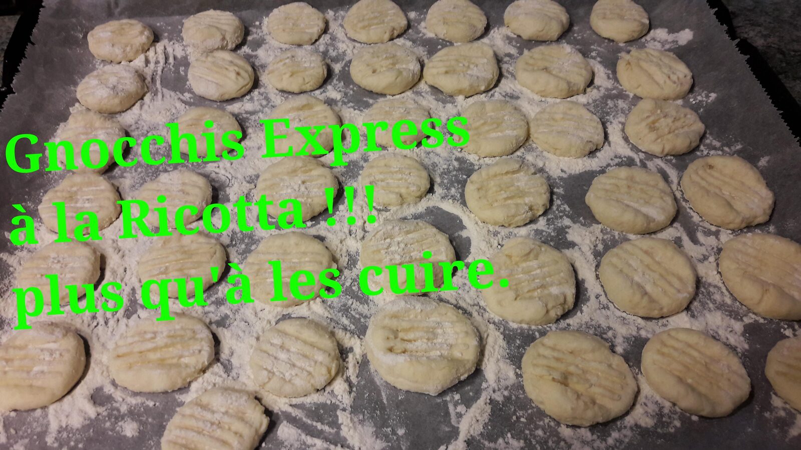 Gnocchis Express à la Ricotta