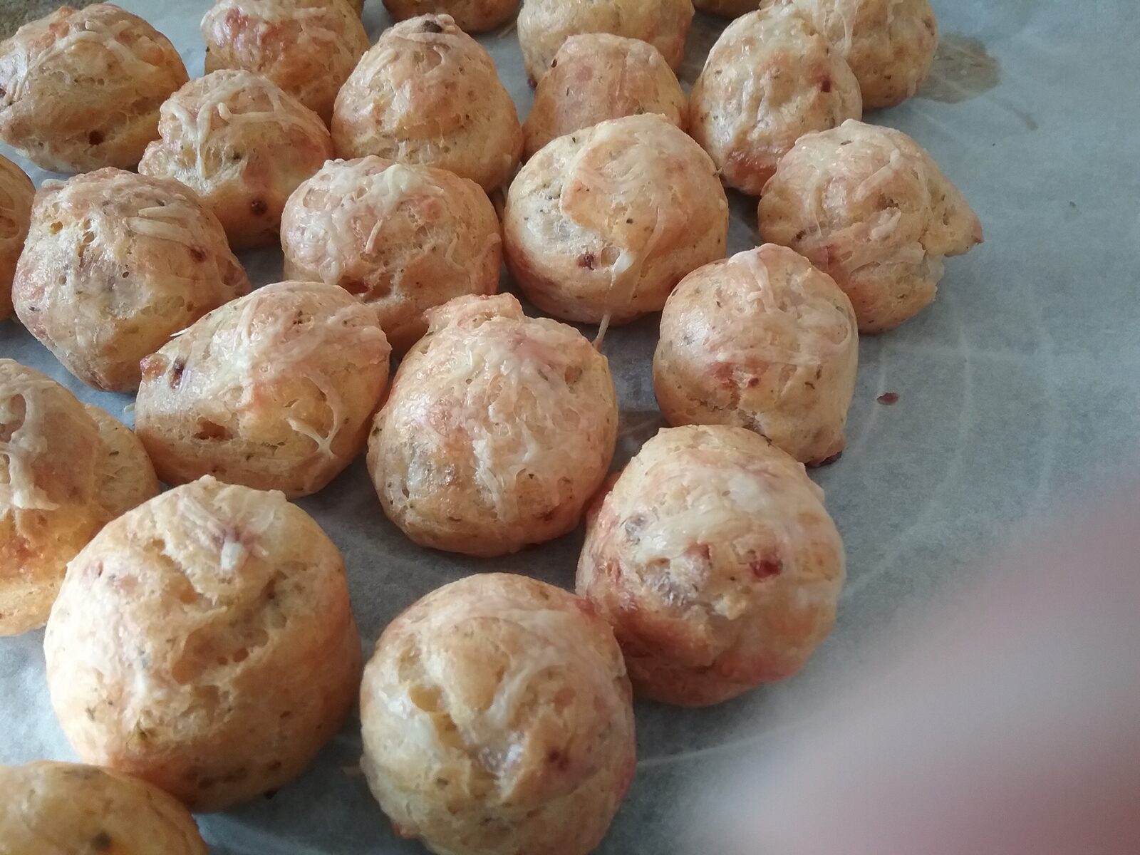 Gougères à l'italienne