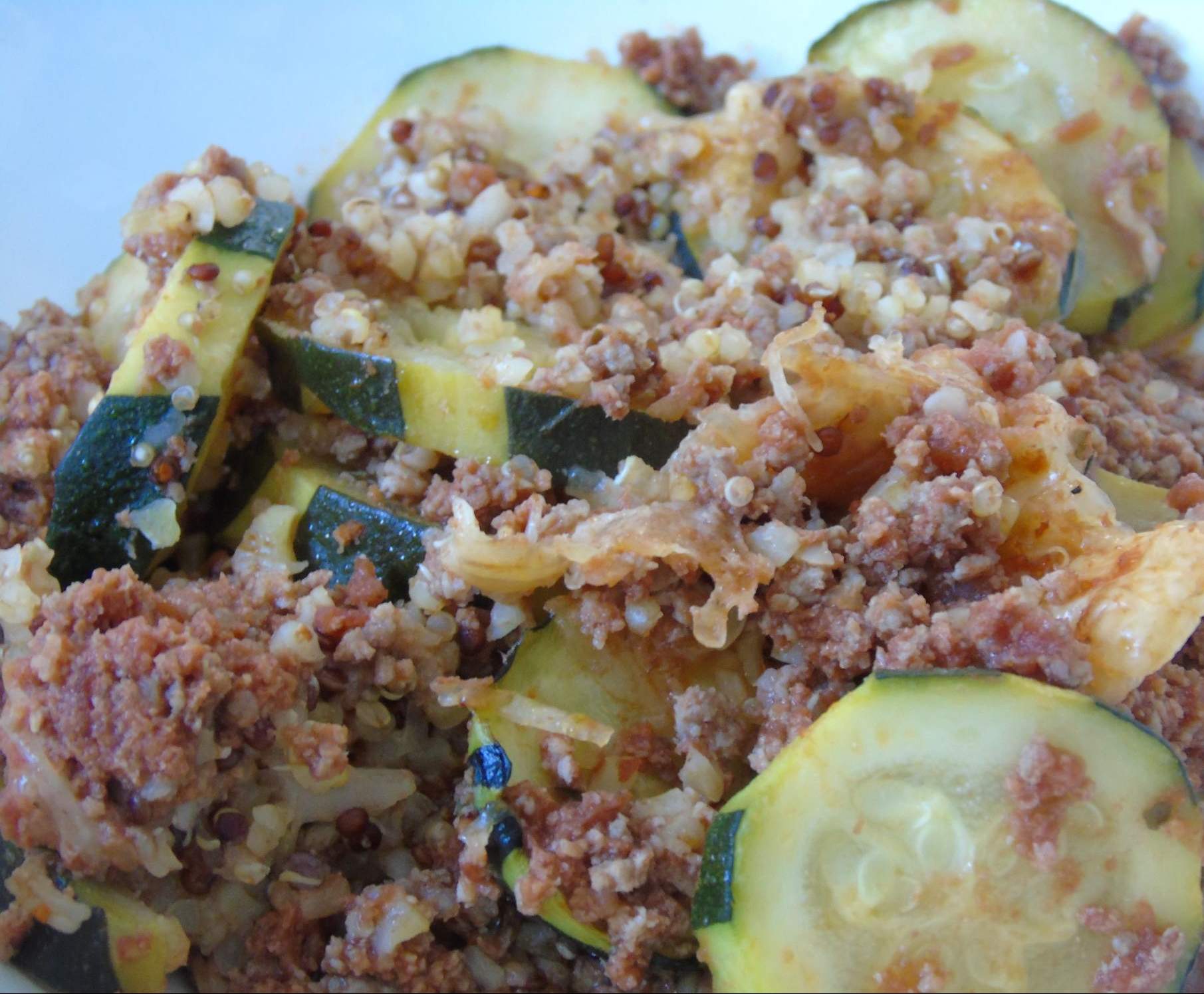 Gratin au Quinoa - Boeuf & Courgettes