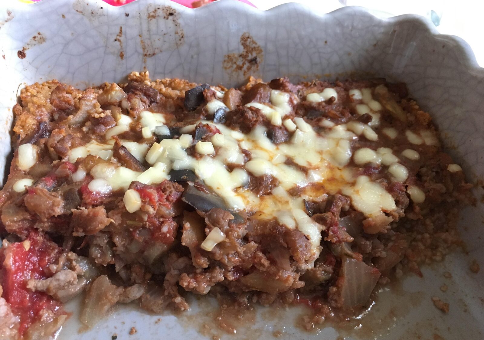 Gratin aubergines boeuf (facile)