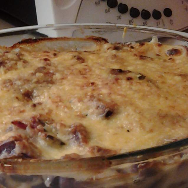 Gratin bicolore