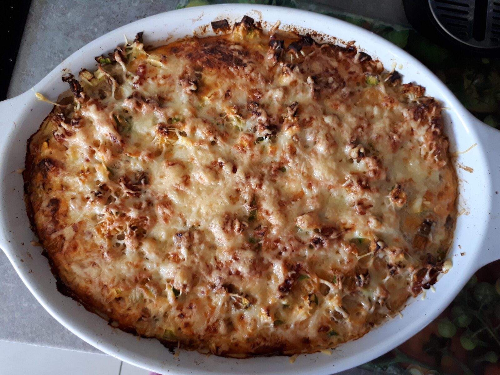 Gratin courgette / aubergine à