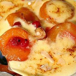 Gratin d'abricot à la lavande