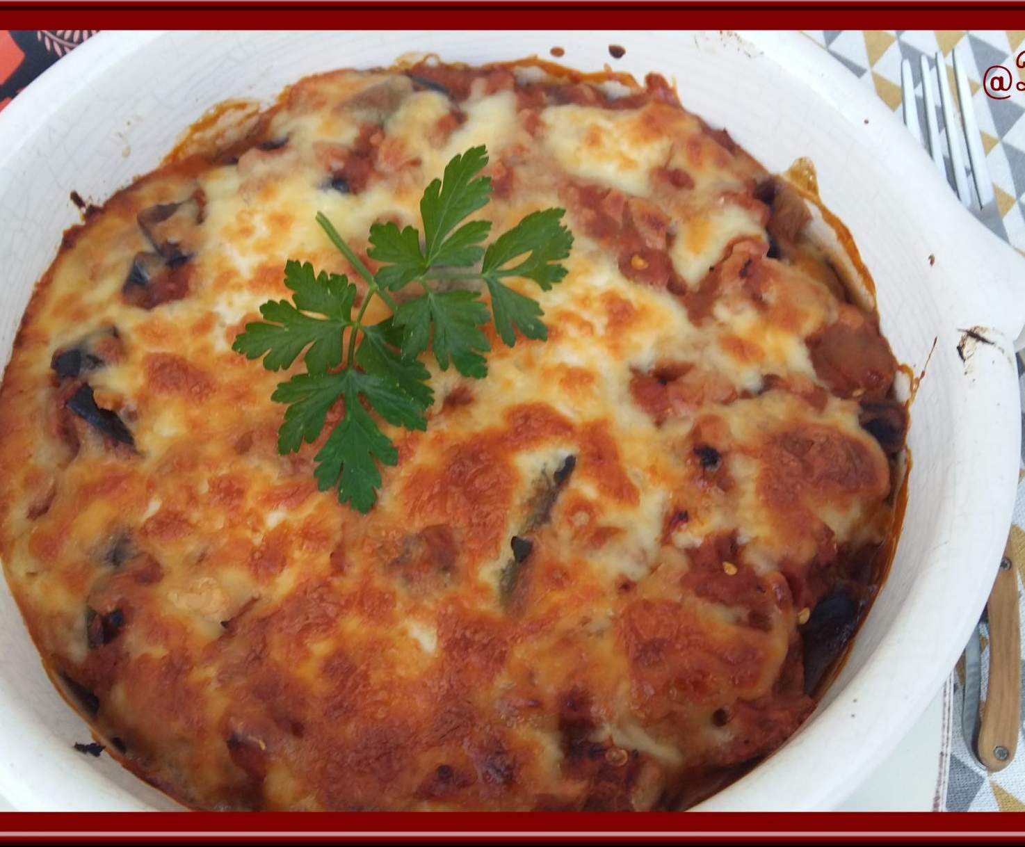 Gratin d'Aubergine au thon