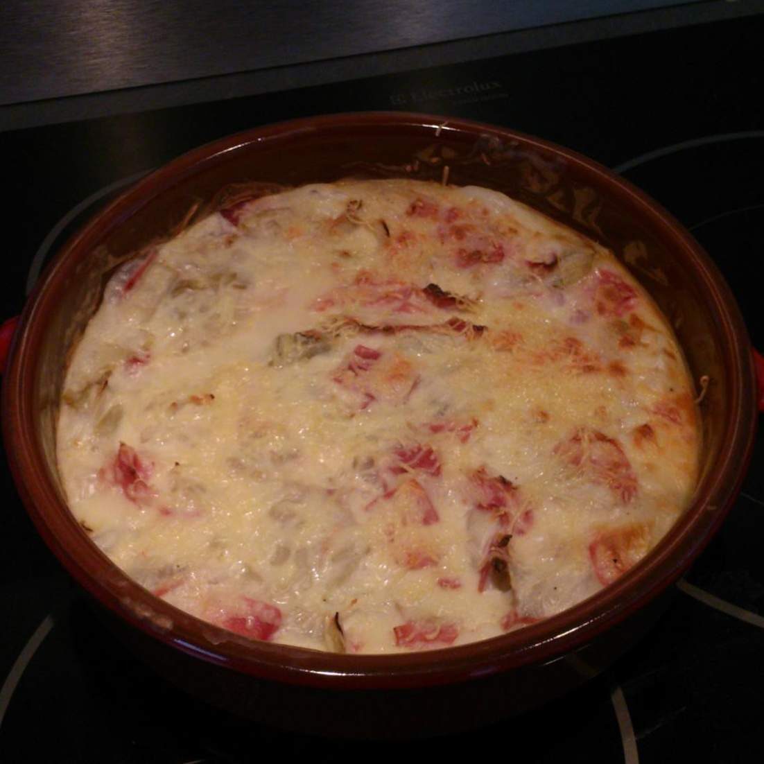 Gratin d'endive au jambon pour petit monstre...