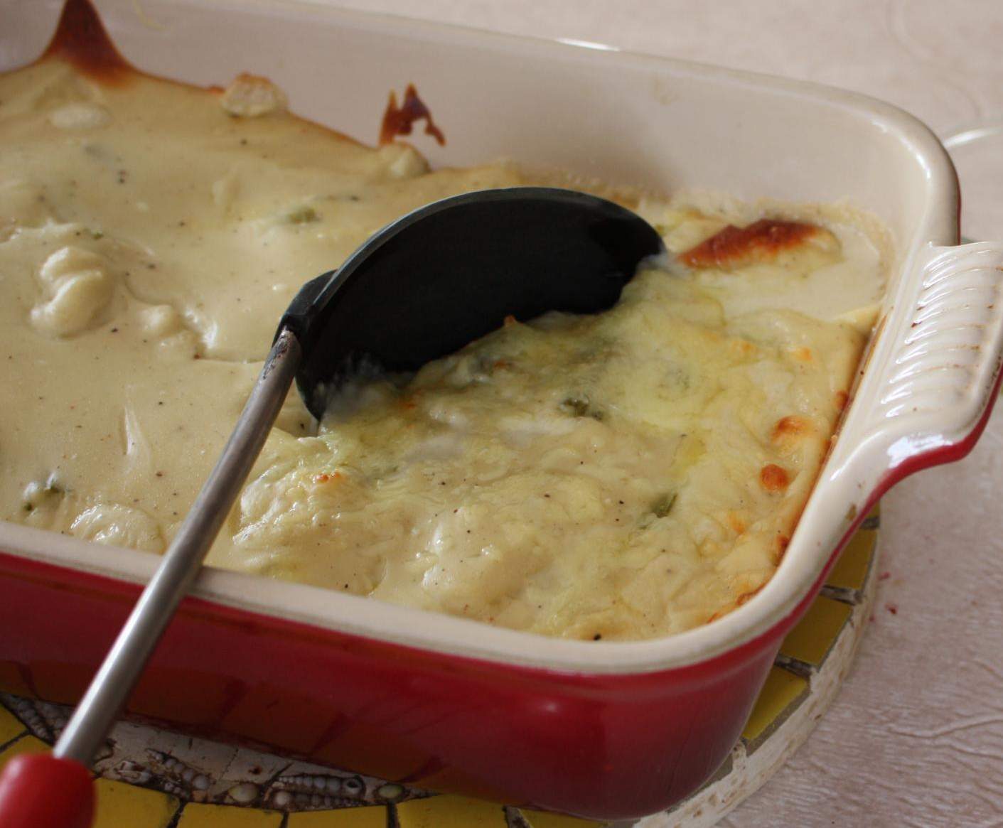 Gratin de céleri branche à la béchamel