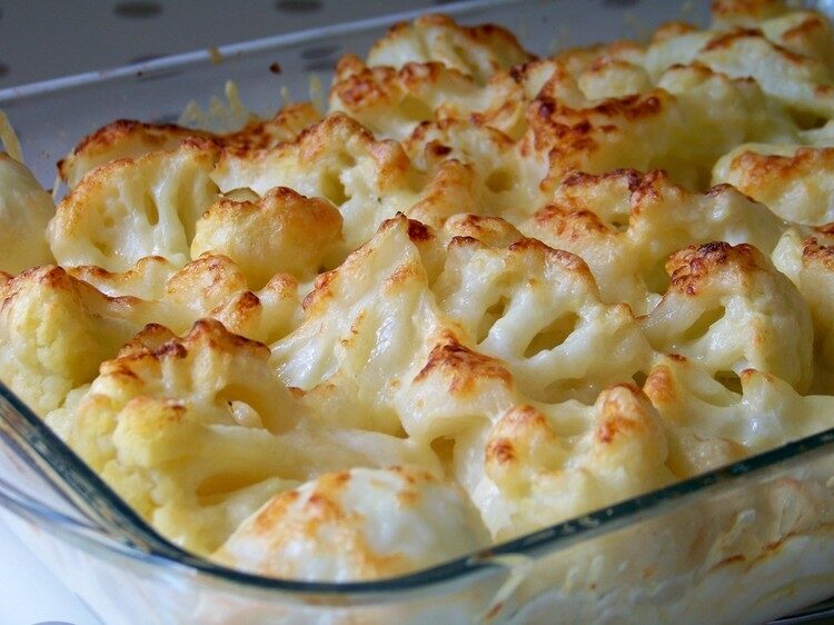 Gratin de chou-fleur à la béchamel