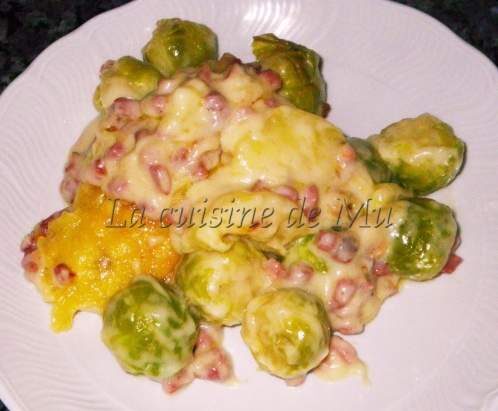 gratin de choux de bruxelles