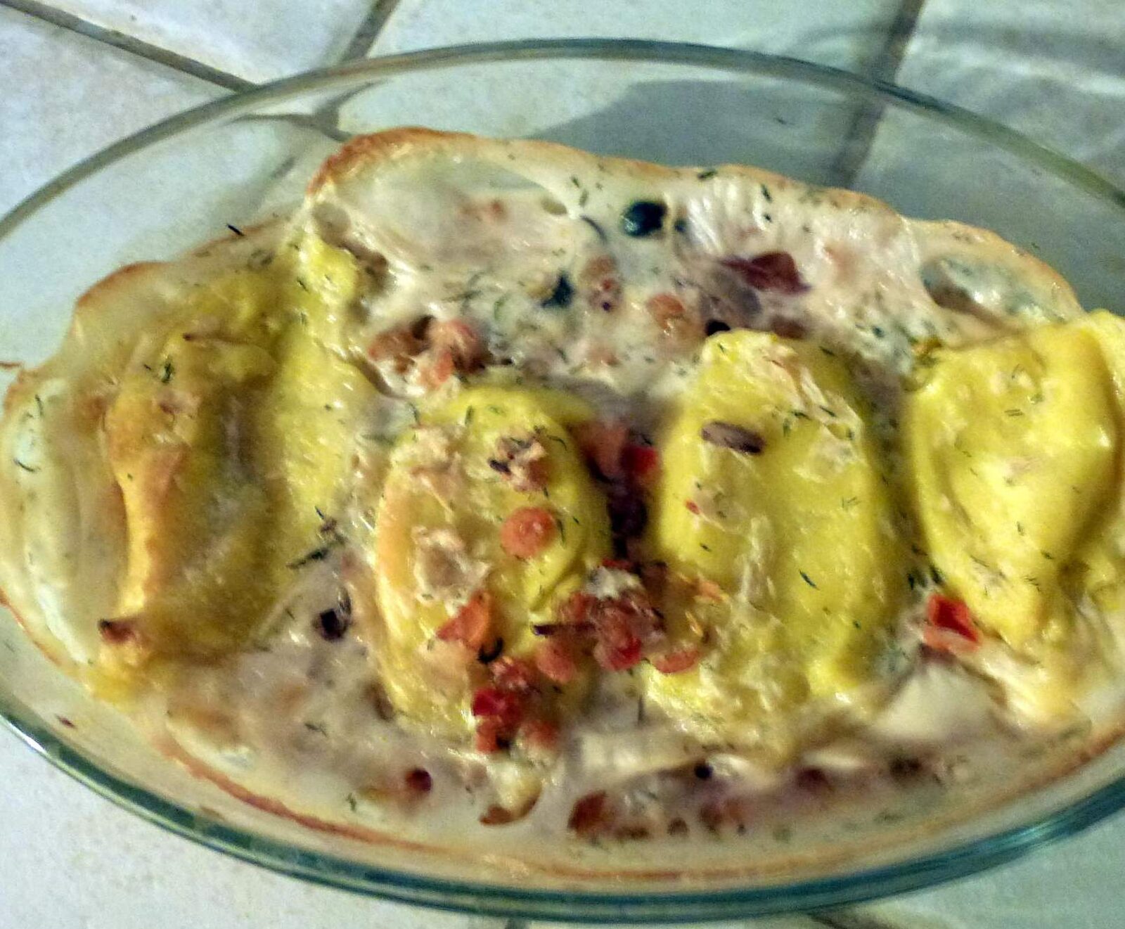 Gratin de fruits de mer et Quenelles