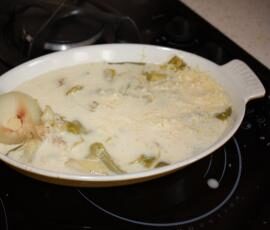 Gratin de poireaux (à la vapeur)