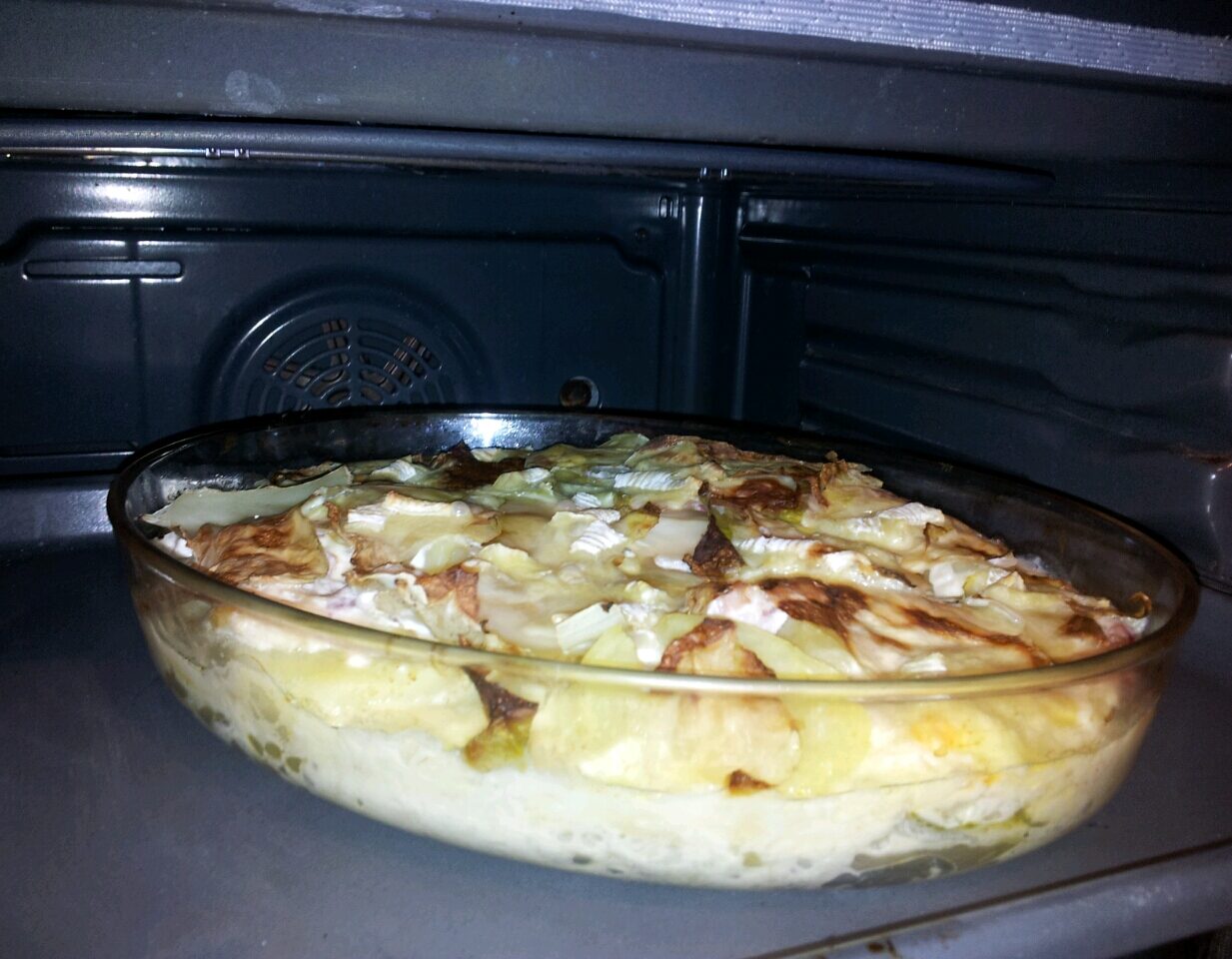 Gratin en Millefeuille de chou vert