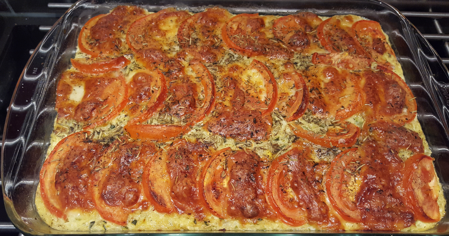 Gratin navets courgettes poivron tomates mozzarella