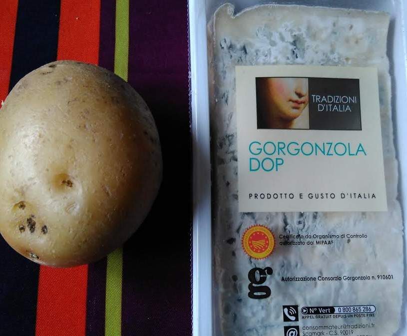 Gratin pomme de terre / gorgonzola