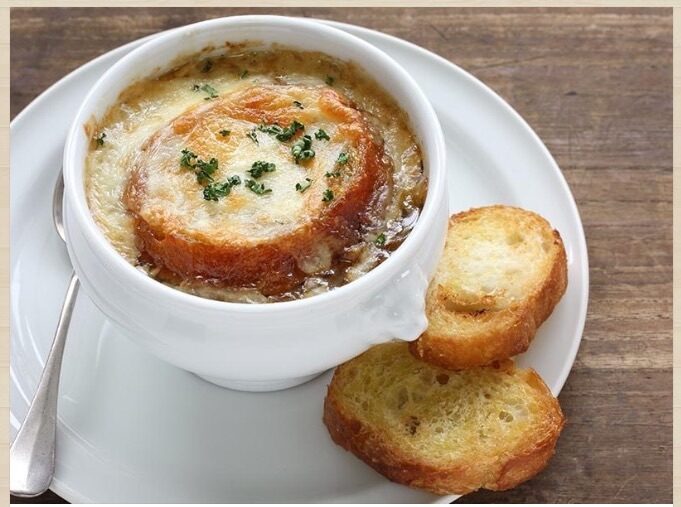 Gratinée à l'oignon