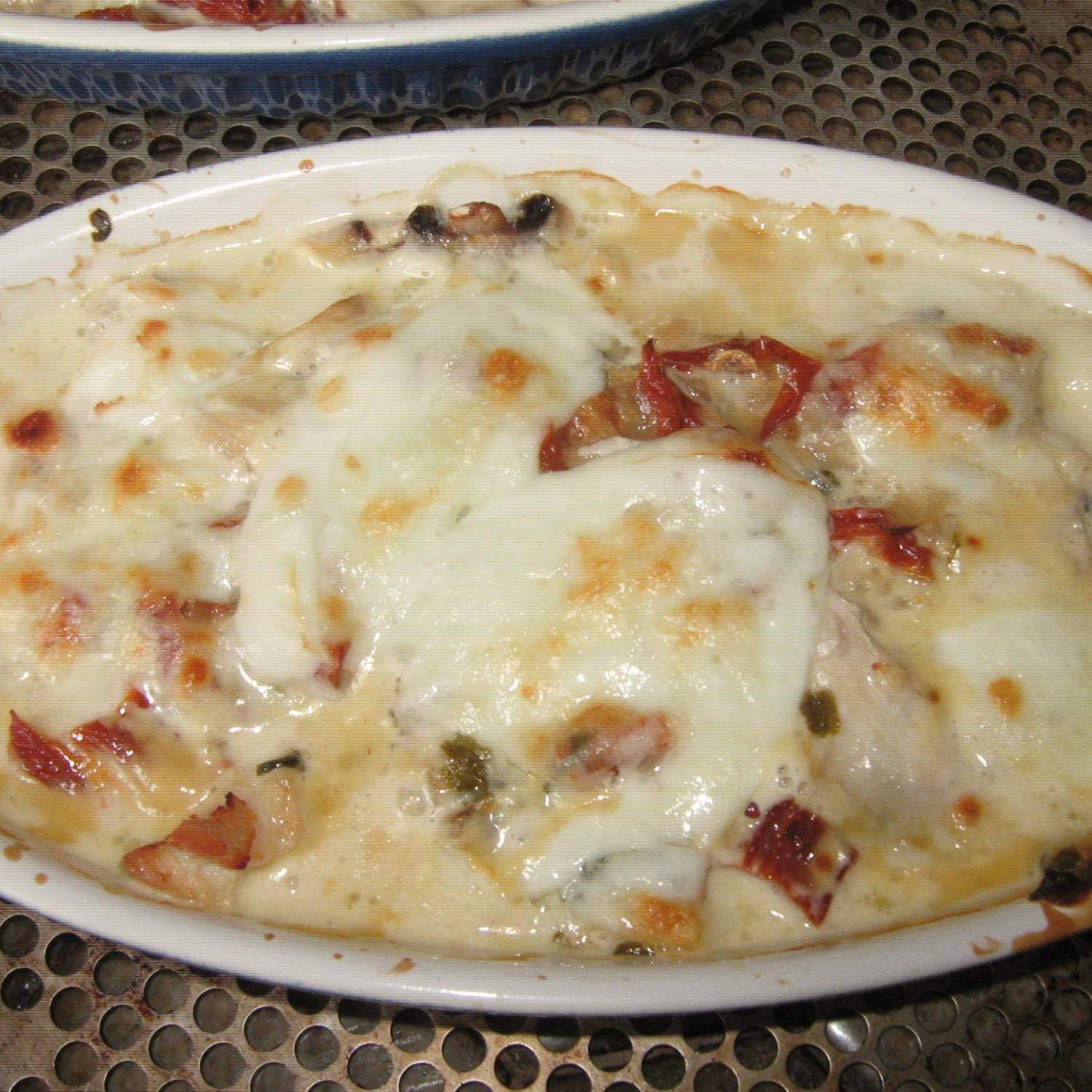 Gratins de dinde aux tomates séchées et mozzarella