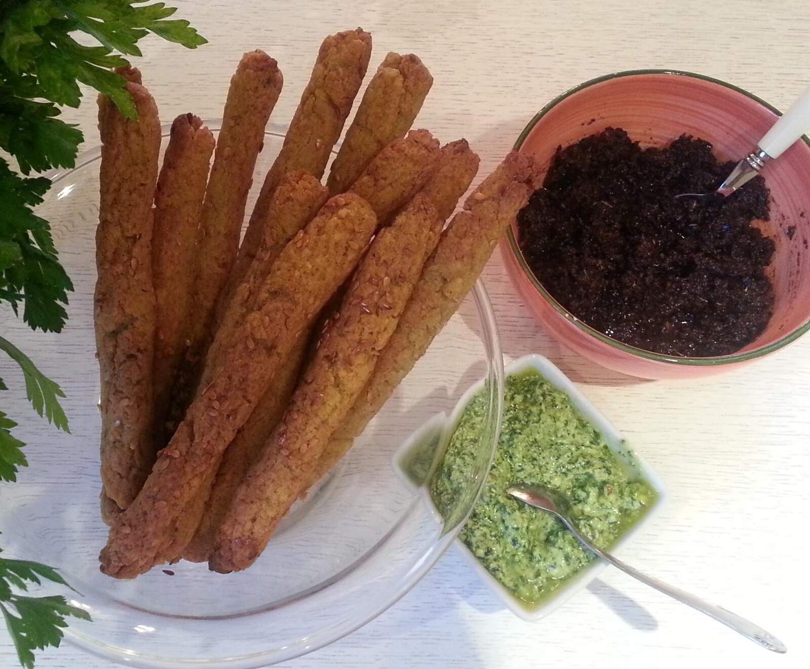 GRESSINS sans gluten, sans levure