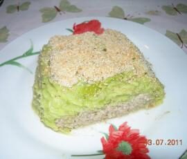 Hachis parmentier de veau aux petits pois