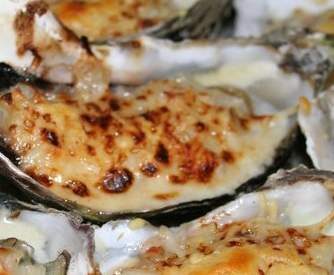 Huitres gratinées