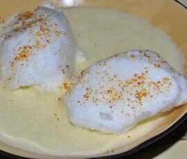 Iles flottantes aux asperges