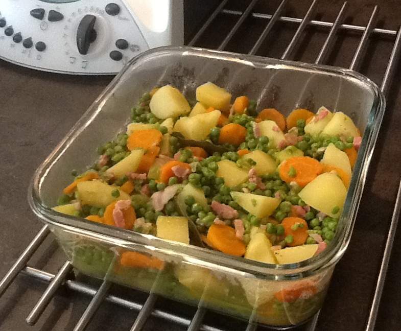 Jardinière de légumes aux petits lardons