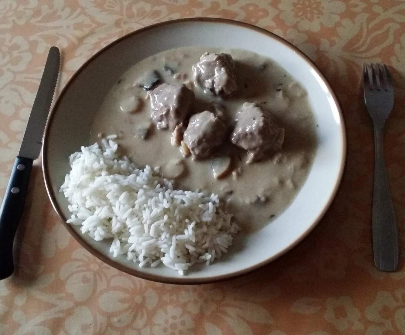 Joues de porc aux champignons