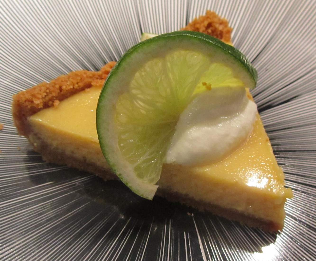 Key lime pie ou tarte au citron vert