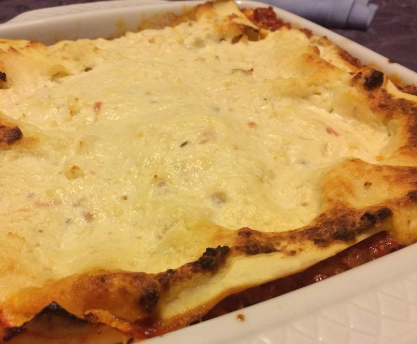 Lasagne saucisse et ricotta