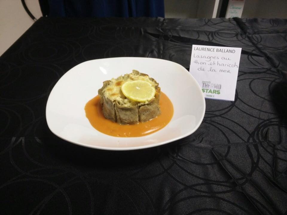 Lasagnes au thon et haricots de la mer