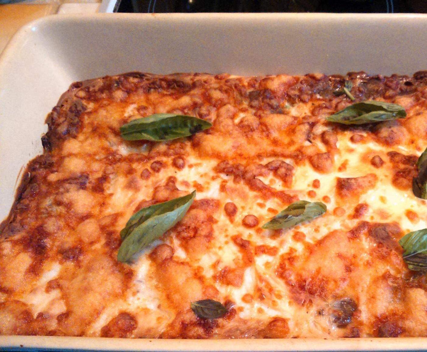 Lasagnes/aubergines/Ossau Iraty