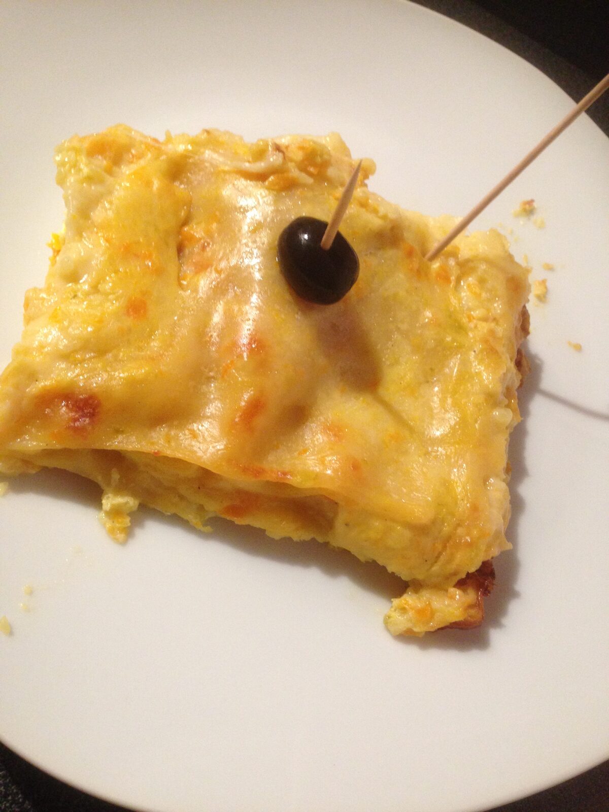 Lasagnes aux courgettes, carottes et jambon au chavroux