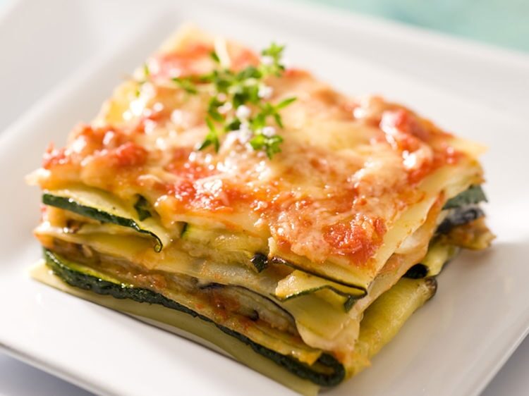 Lasagnes aux courgettes et au chèvre